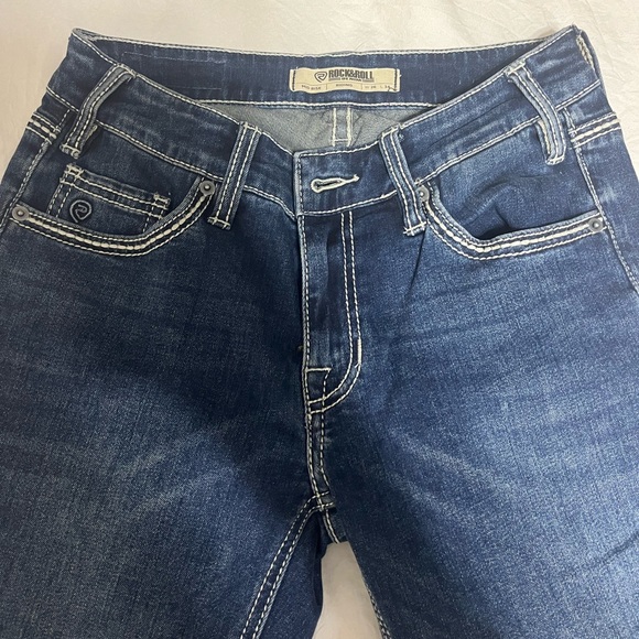 Never Worn-Rock & Roll Mid Rise Jeans - Picture 4 of 4